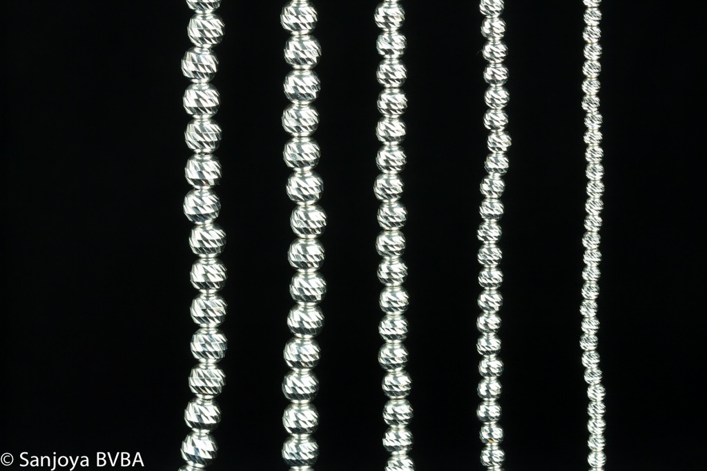 Italiaans zilveren armbandje 2,5 mm bolletjes