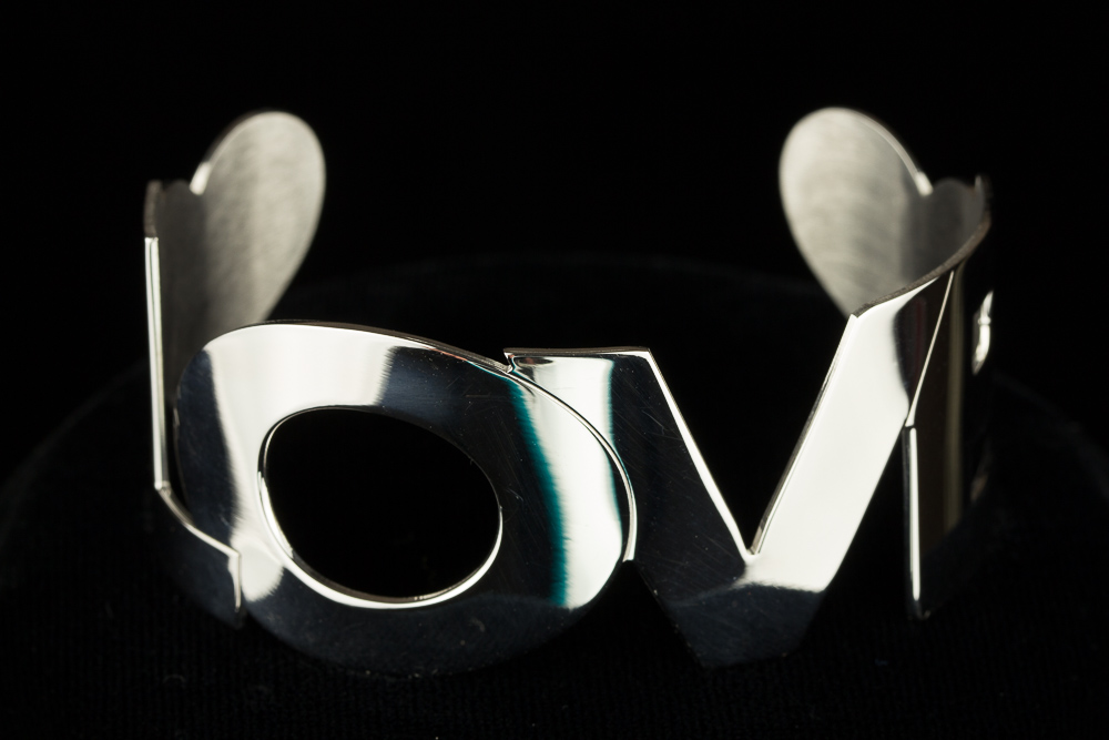 Zilveren LOVE armband