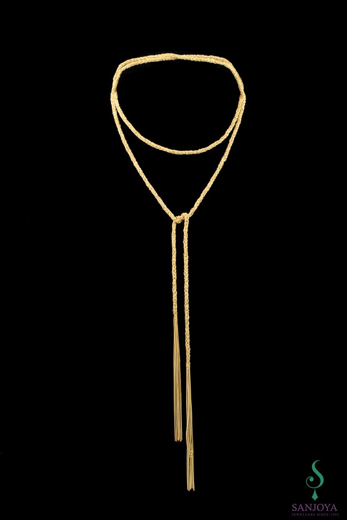 Dunne vergulde sjaalketting
