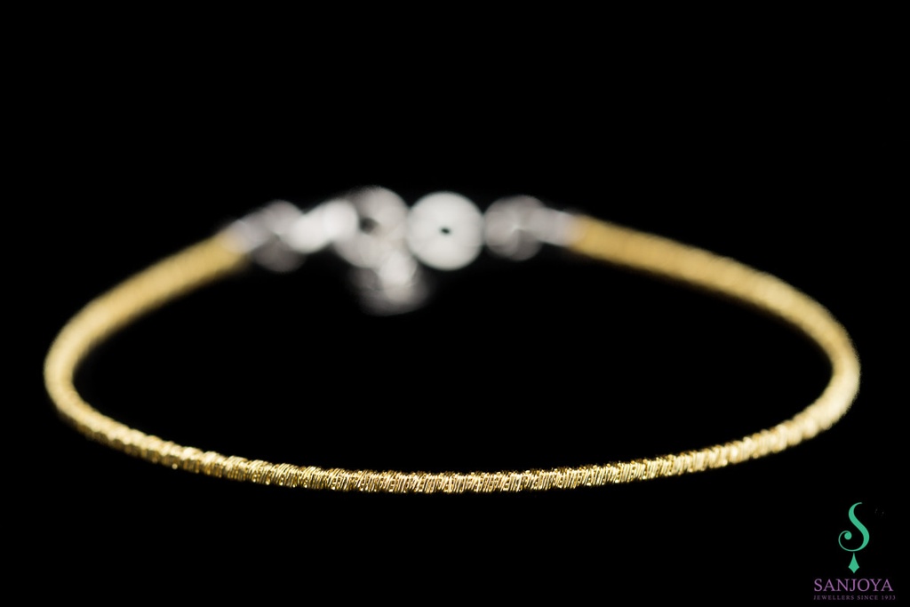 Verfijnde zilververgulde armband, 2mm