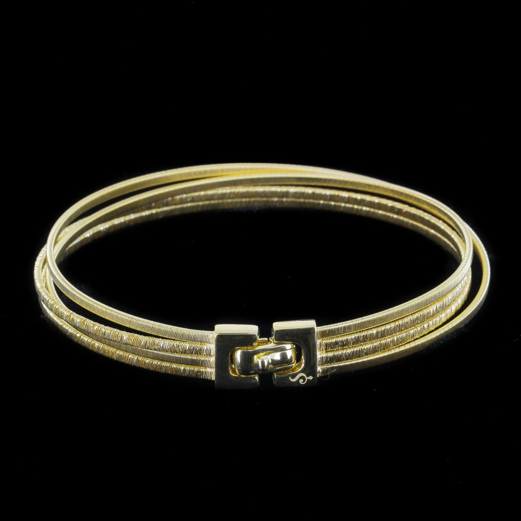 Verfijnde en vergulde 4 rijige armband