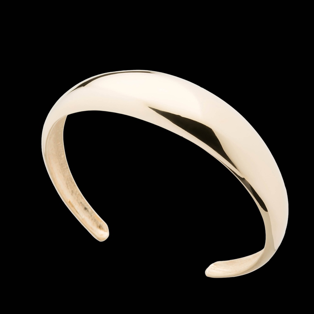 Vergulde en gepolijste bangle van zilver