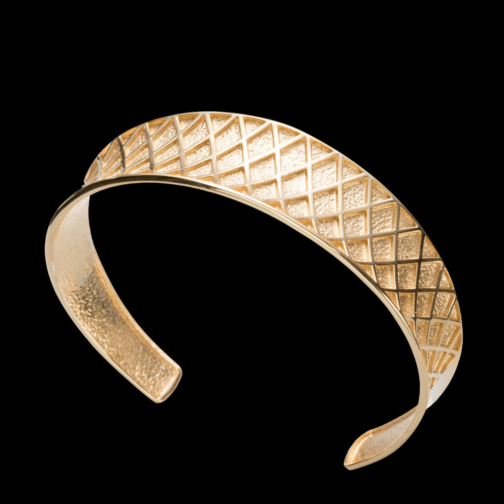 Vergulde ruitjes bangle