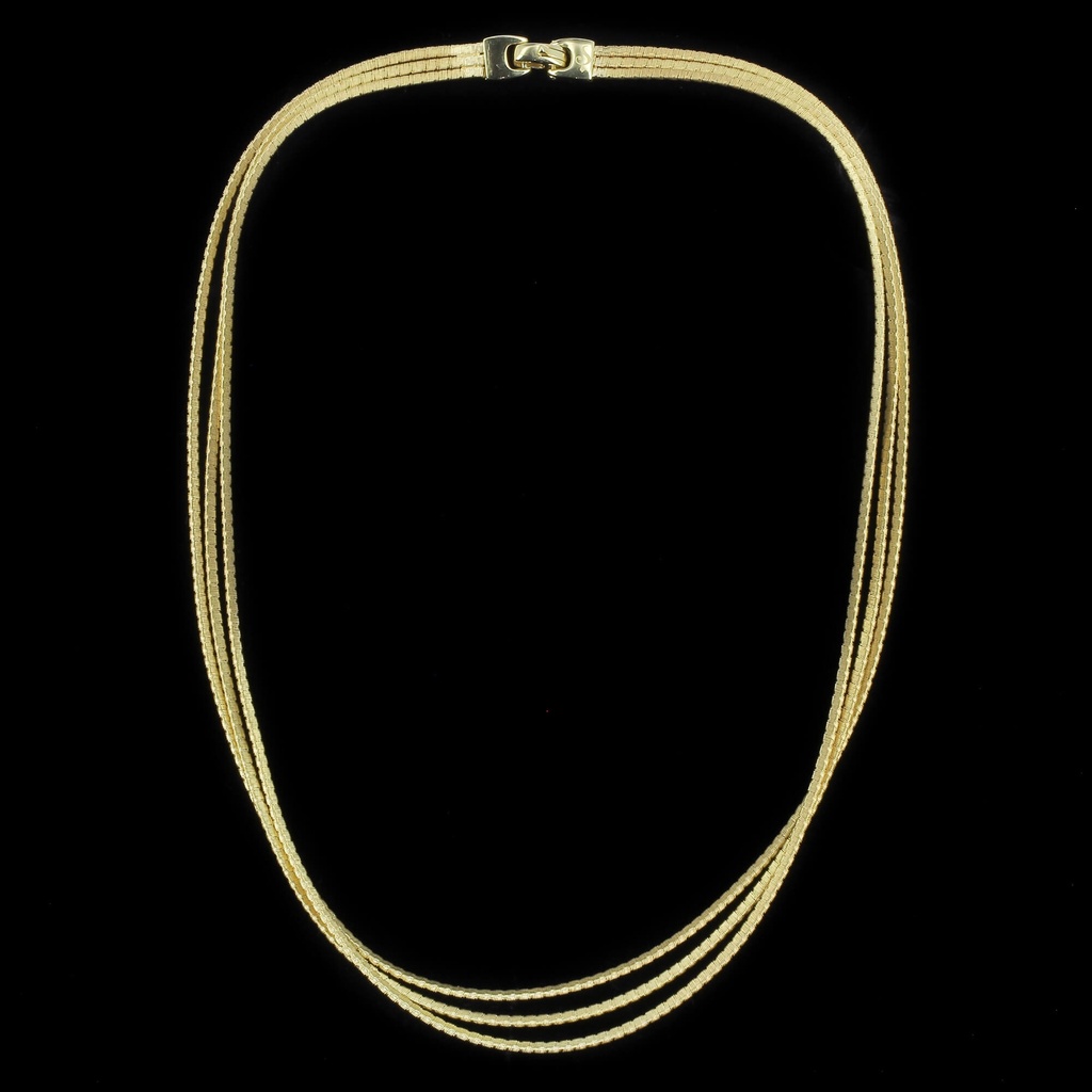 Vergulde meerdradige ketting