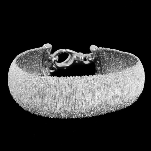[CLE0422001] Chique en brede zilveren armband
