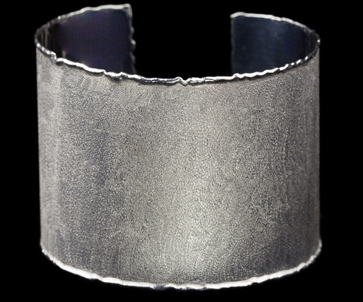 [SC0413003] Italiaans brede slavenarmband zilver