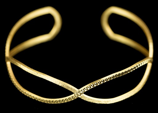 [SC0515005] Vergulde en verfijnde slavenarmband