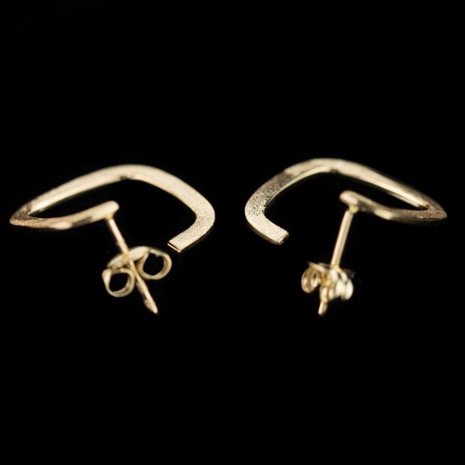 [NO1118002] Gouden openbewerkte oorbellen,18Kt