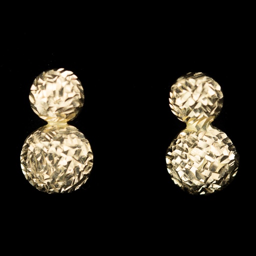[PA0319003] Schitterende gouden oorbelletjes van 18Kt goud