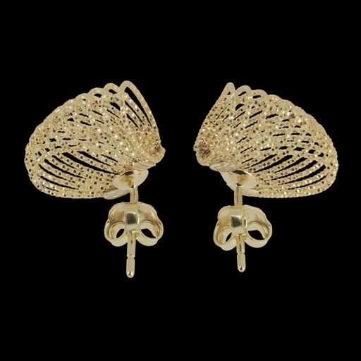 [RO1123004] Oorbellen met één schelp van 18kt goud