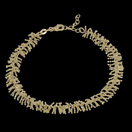 [NIC1122004] Bredere armband met verfijnde vertakkingen van 18ct goud