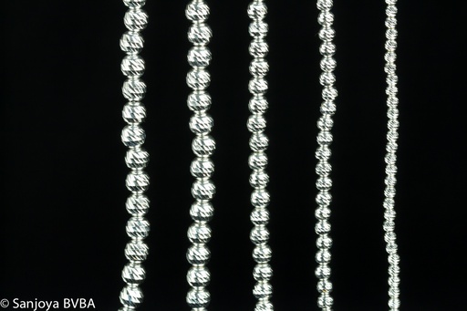 Italiaans zilveren armbandje 2,5 mm bolletjes