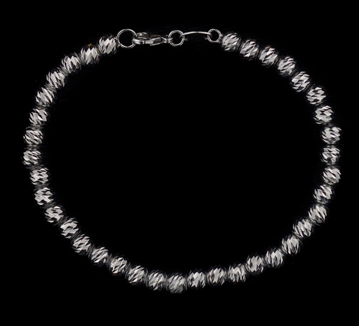 Italiaanse armband donkergrijs zilver 2.5mm G3