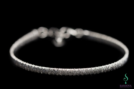 Verfijnde zilveren armband, 4mm