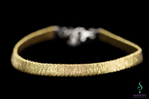 Verfijnde zilververgulde armband, 6mm