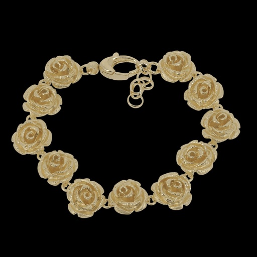 [L0224018] Vergulde bloemetjes armband