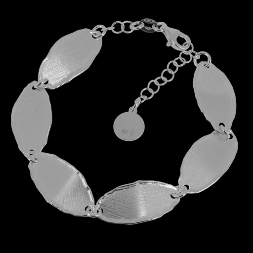 [ES1023002] Zilveren en ovaalvormige armband