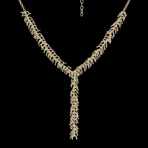 [NIC1122001] Chique collier met verfijnde vertakkingen van 18kt goud