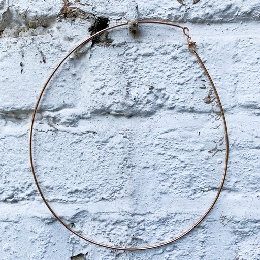 Rosé omega ketting