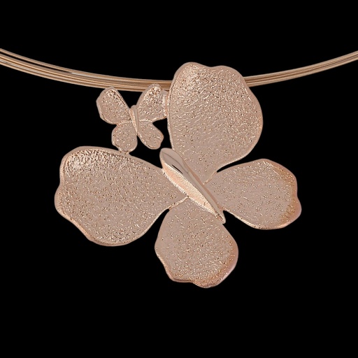 [L1023001] Schitterende rosé vlinderhanger