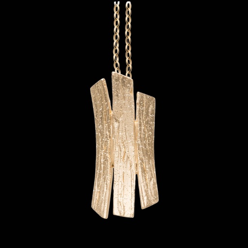 [L1122007] Schitterende vergulde staafjes hanger