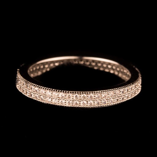 [OX0413071R.54] Charmante rosé ring met zirkonia