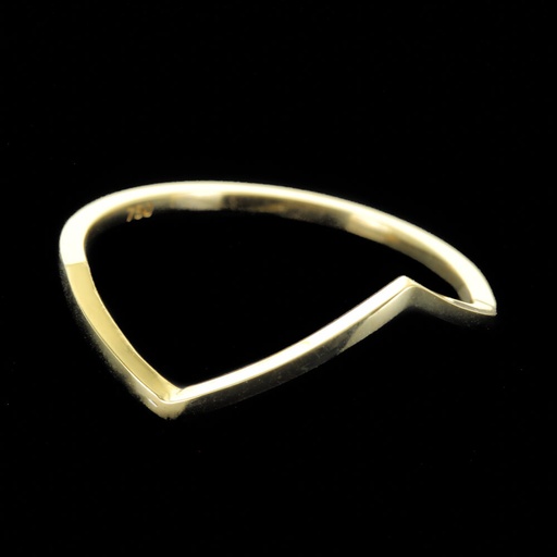 Gouden v-ring 18Kt goud