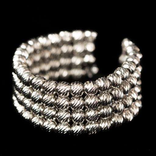 Italiaanse zilveren ring met 4 rijen, Italiaans ontwerp