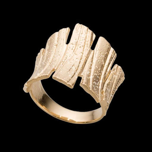 Vergulde staafjes ring