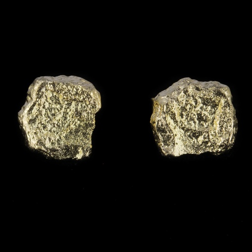 [L0721006] Kleine vergulde steenvormige oorbellen